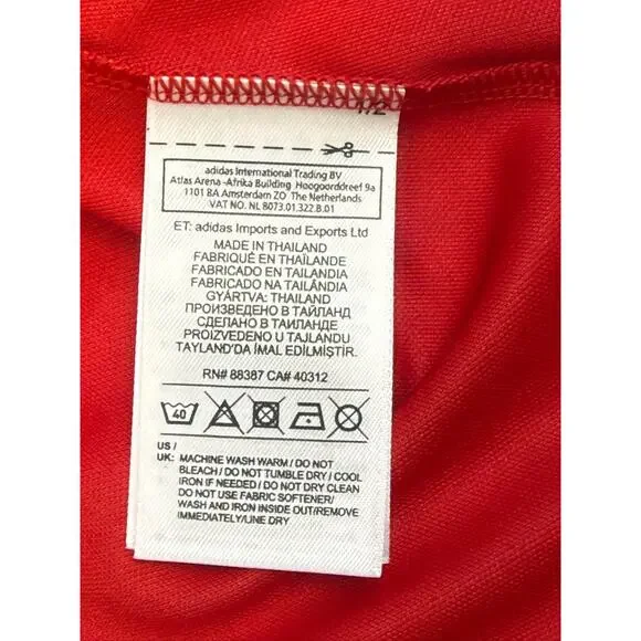 Adidas FC Bayern Munich Women’s Soccer Jersey Red Climalite Size M - Picture 9 of 10
